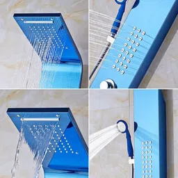 MMTC Arcane Premium Overhead Waterfall Shower System with Body Jets, Handshower & Faucet Shower image 4