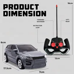 wembley Rechargeable Turbo Racer 2.4GHz Long Range Remote Control Car with LED Lights image 2