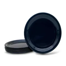 superware Small Plate Set Sapphire 7.5 , Stain Free, Glazed Finish, Pure Melamine ,6 nos. image 2