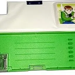freedy Pencil Box with Calculator & Dual sharpener (Free LED Watch) Art Plastic Pencil Box image 3