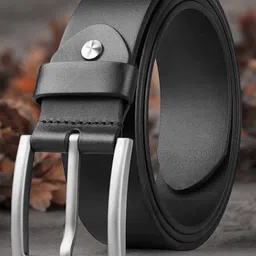 roadster Men Formal, Casual, Evening, Party Black Genuine Leather Belt-picture-17