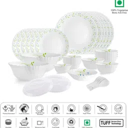 cello Pack of 35 Opalware Dazzle Tropical Lagoon Dinner Set image 4