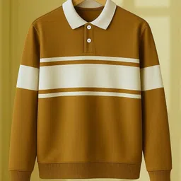 try this Men Full Sleeve Color Block Sweatshirt image 1