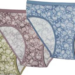 yana Pack of 3 Women Bikini Multicolor Panty-picture-24