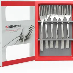 kishco Wedge Stainless Steel Baby Fork Set image 3