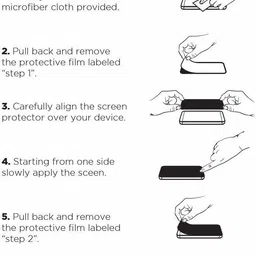 Protectorwala Impossible Screen Guard for Alto 800 7 inch Touch Display Car Music infotainment System Flexible 9H Protector CLEAR image 5