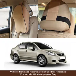 oshotto Beige Fabric Car Pillow Cushion for Maruti Suzuki-picture-19