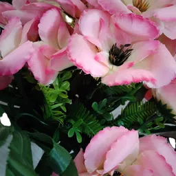 vensa kins Pink Rose Artificial Flower image 4