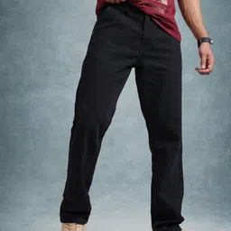 roadster Men Regular Mid Rise Black Jeans image 4