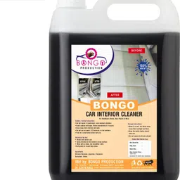 bongoproduction Car Interior Cleaner Dashboard, Seats, Door Panels & More CAR INTERIOR CLEANER 5L (BLACK) Vehicle Interior Cleaner image 1