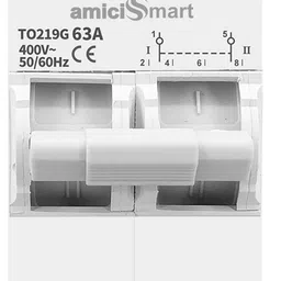 amiciSmart Dual Power Manual Control Transfer Switch, 63A (Single Phase) Smart Switch-picture-29