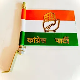 krishna art Congress Party Flag Rectangle Outdoor Car Flag Rectangle Car Window Flag-picture-12