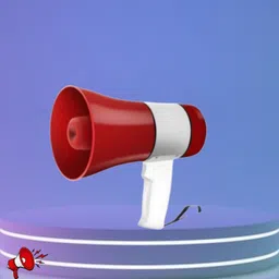 sacro Handheld Megaphone with Siren, Microphone & Rechargeable for Outdoor EventsB488 Megaphone Portable Megaphone Siren Loudspeaker Function &Long Battery BackupA488 Outdoor PA System-picture-38