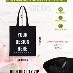 freaks Black Men & Women Tote Tote-Nirwings-blk image 3