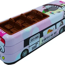 johnnie boy ANIMAL Art Metal Pencil Box (Set of 1, Pink) Box Art Metal Pencil Box-picture-12