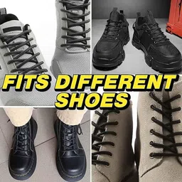 house of common Shoe Laces Round Black Camel Tan 150cm shoe laces for Boot sport Hiking shoes Shoe Lace image 3