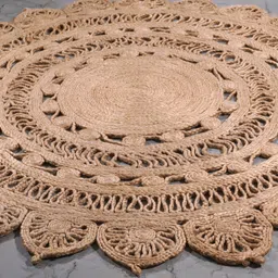 raj international 91 cm X 91 Wool Area Rug image 2