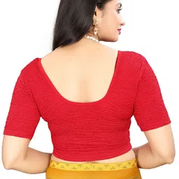 priyanka textiles Round Neck Women Blouse-picture-32