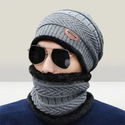 truflair Embellished, Printed, Self Design, Solid, Woven Beanie image 3