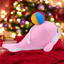 encore Super Soft Ball Dolphin Soft Toy for Kids, Babies | Home Decoraction.- 20 cm image 4