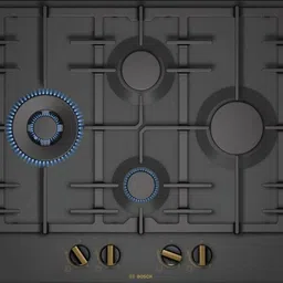 bosch 60 cm Italian Double Ring Burners (PCI6B3B90I) Stainless Steel Automatic Hob-picture-10