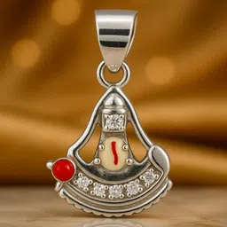 pahel the silver that shines 925 Sterling Silver Venkateshwara Swamy Pendant Silver Pendant-picture-28