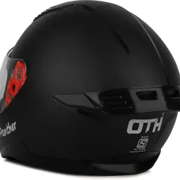 oth Full Face Helmet for Men | ISI Certified | Anti-Scratch, UV Resistant Motorbike Helmet image 3