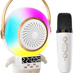 wembley Rechargeable Karaoke with Wireless Mic Set with Volume Controller for Kids-picture-12