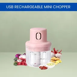 sacro Mini Rechargeable Chopper, Electric Chopper for Onion, Garlic and VegetableA382 Electric Vegetable & Fruit Chopper-picture-11