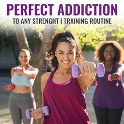 slovic Neoprene Dumbbells Set for Home Gym | Anti-Skied Iron Dumbell Fixed Weight Dumbbell image 5