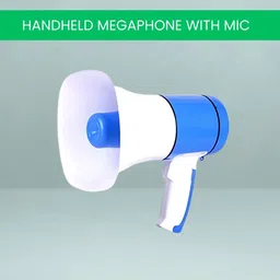 clairbell Bhopu Portable Megaphone, Siren Loudspeaker Function & Long Battery LifeR55 Outdoor PA System image 1