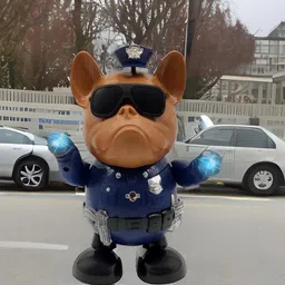 mega shine Delivering Joys of Life|| Musical Dancing Dog Police Toy for Kids image 5