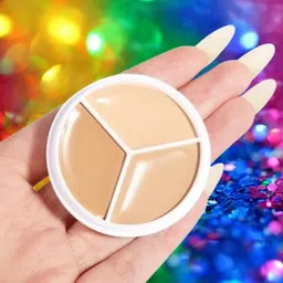 morbee 3-in-1 Full Cover Concealer Makeup Palette Cream c84 Concealer-picture-22