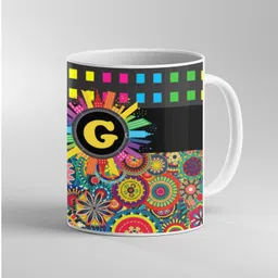 aarink Printed Alphabet G Cup , Gifts for Mom, Dad, Bro, Sister, Relative & Friend - Ceramic Coffee Mug-picture-20