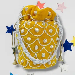 sahiba Women Yellow Potli-picture-22