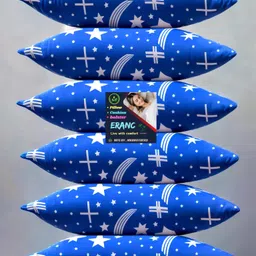 eranc LUXURY Polyester Fibre Abstract Sleeping Pillow Pack of 6-picture-15