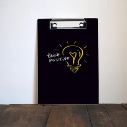 durga quality creation Be Positive Digital Reprint Clip Board Exam Pad (14x10 Inches) exam pad image 4