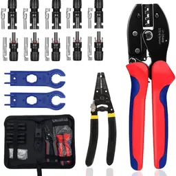 elephantboat Solar Crimper Kit Wire Stripper MC4 Tool for Solar Panels Solar Crimper Tool Kit Wire Stripper Crimping Tool with MC4 Connectors Spanner Manual Crimper-picture-17
