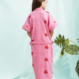 lacylook Peach Medium Bath Robe image 2