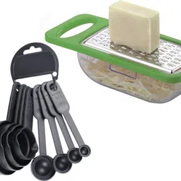 kamview Kitchen Combo of ginger and cheese grater with measuring spoon set Kitchen Tool Set-picture-12