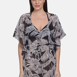 mod & shy Women Black Printed Beach Kaftan Dress-picture-25