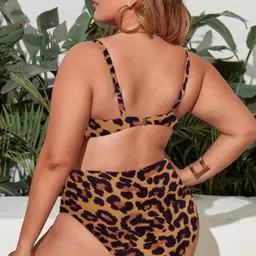 LULU & SKY Animal Printed Swim Bikini Set image 2