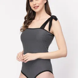 CUKOO Women Printed Padded Knot Style Bodysuit image 5