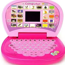 mahi zone Musical Learning Laptop with LED Display Playing Toy For Kids_2M image 1