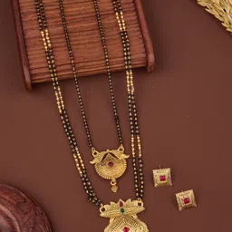 house of common Alloy Gold-plated Gold Jewel Set-picture-38