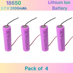 wozit 18650 3.7V 2000mAh Lithium Ion , Rechargeable With Wire Battery-picture-48