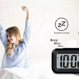 kh store Analog Silver Clock image 3