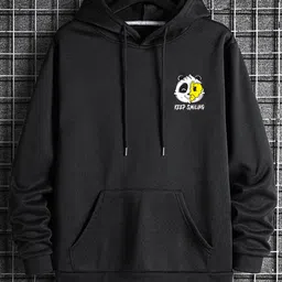 houseofcommon Men Full Sleeve Graphic Print Hooded Sweatshirt image 2