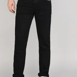 integriti Men Slim Mid Rise Black Jeans-picture-38