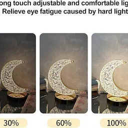 sm enterprise Moon Shaped LED Lamp Night Lamp image 2